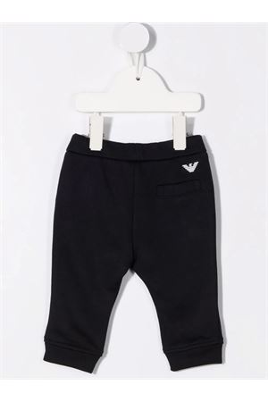 pantalone in cotone blu EMPORIO ARMANI KIDS | 8NHPS91JRIZ0920